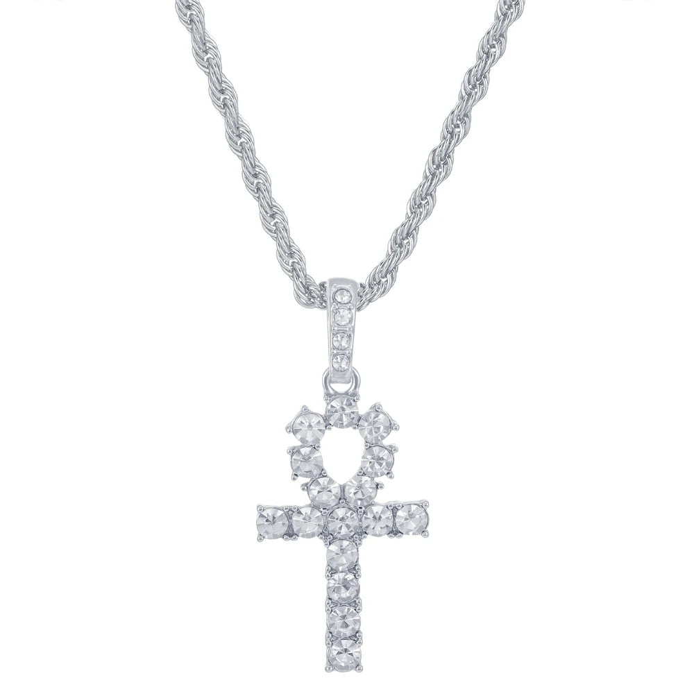 Men & Women Hip Hop Cross Pendant Necklace - Image 7
