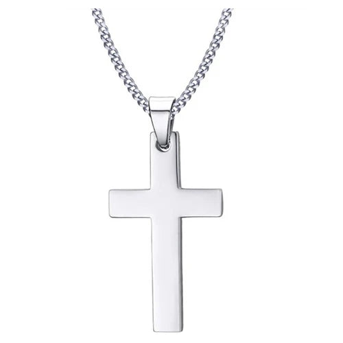 Christian Bible Cross Stainless Steel Statement Necklace – Unisex Catholic Religious Jewelry - Image 7