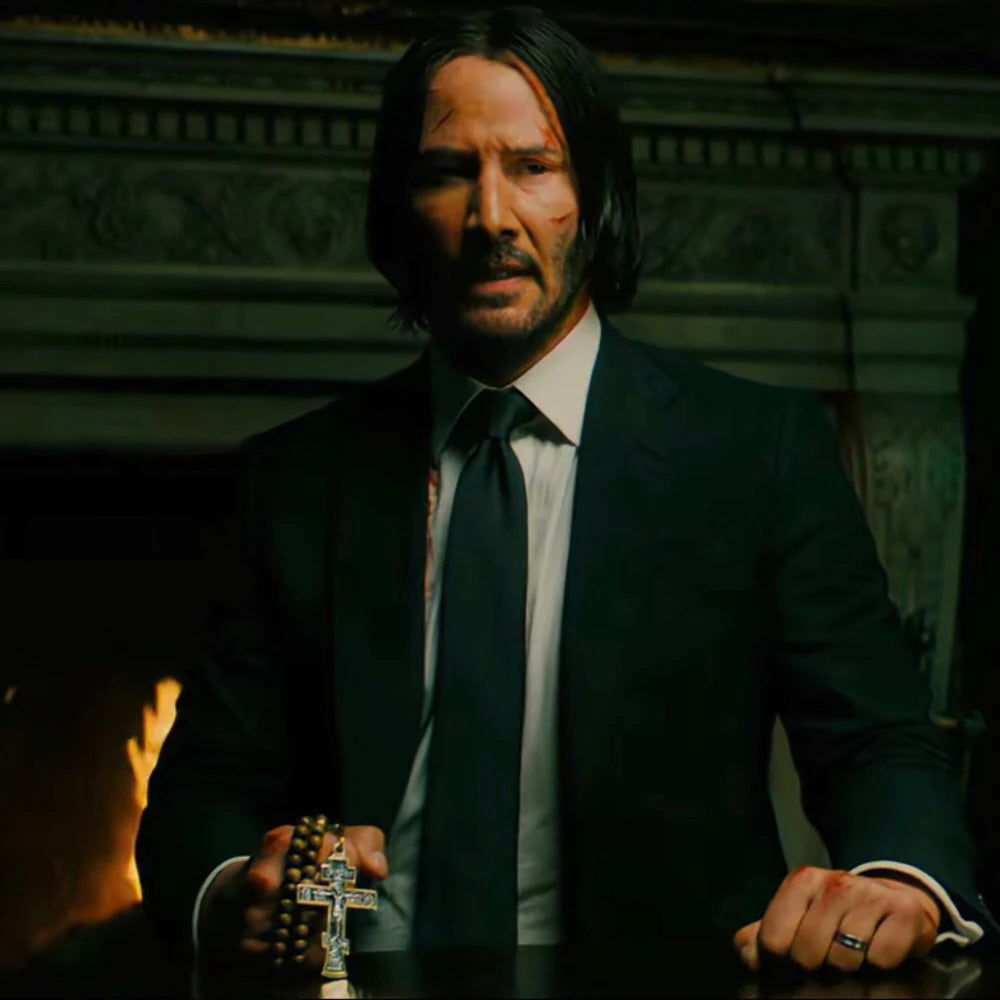 Jesus Cross Men's Stainless Steel Crucifix Necklace – Eastern Orthodox Pendant Jewelry (BP8-515) - Image 4