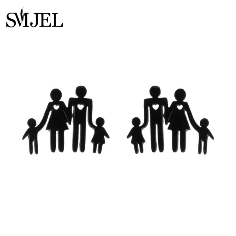 2025 Stainless Steel Jesus Cross Earrings – Men’s Christian Stud Jewelry with Heart Charm - Image 31