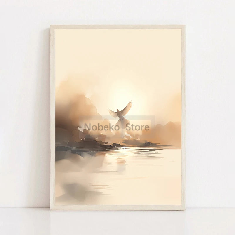 Modern Christian Jesus Poster – Bible Verse Canvas Wall Art Print - Image 10