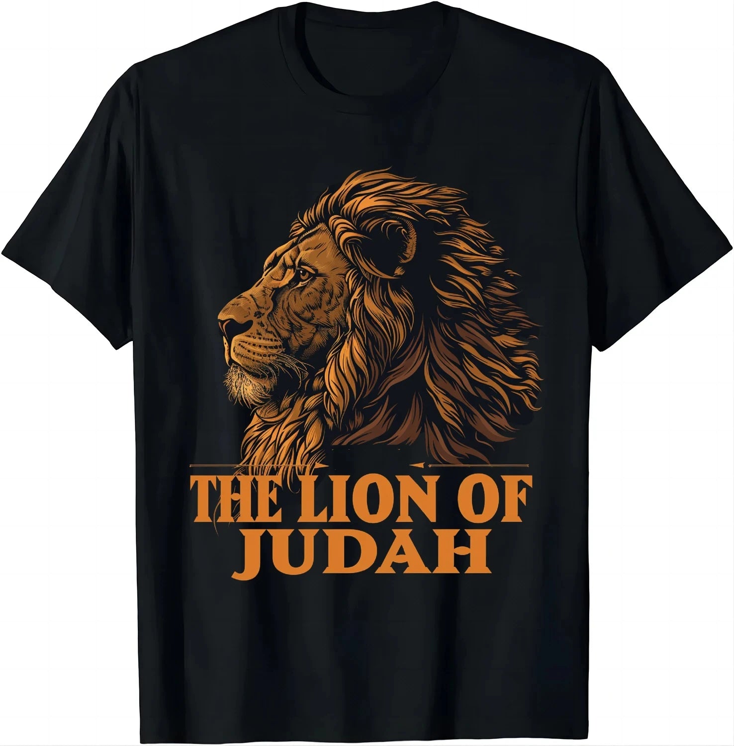 Jesus Lion of Judah T-Shirt – Vintage Christian Streetwear for Men & Women
