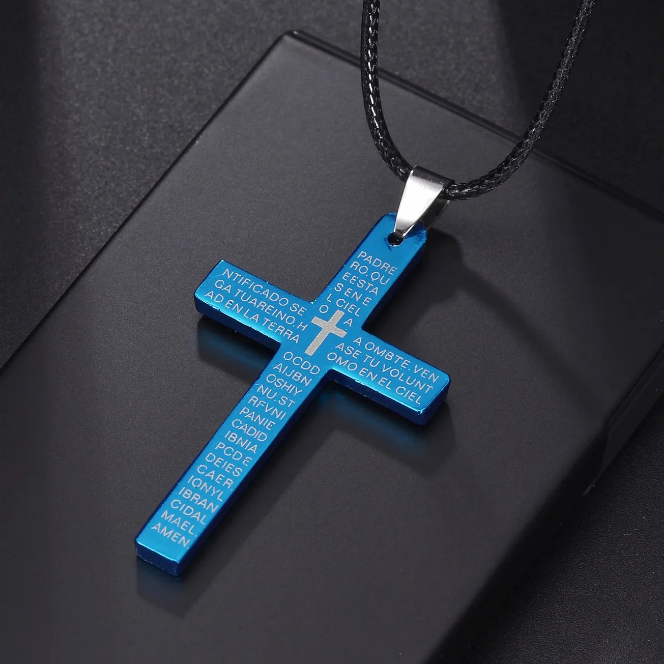 Christian Jesus Cross Necklace – Stainless Steel Pendant for Women & Men - Image 8