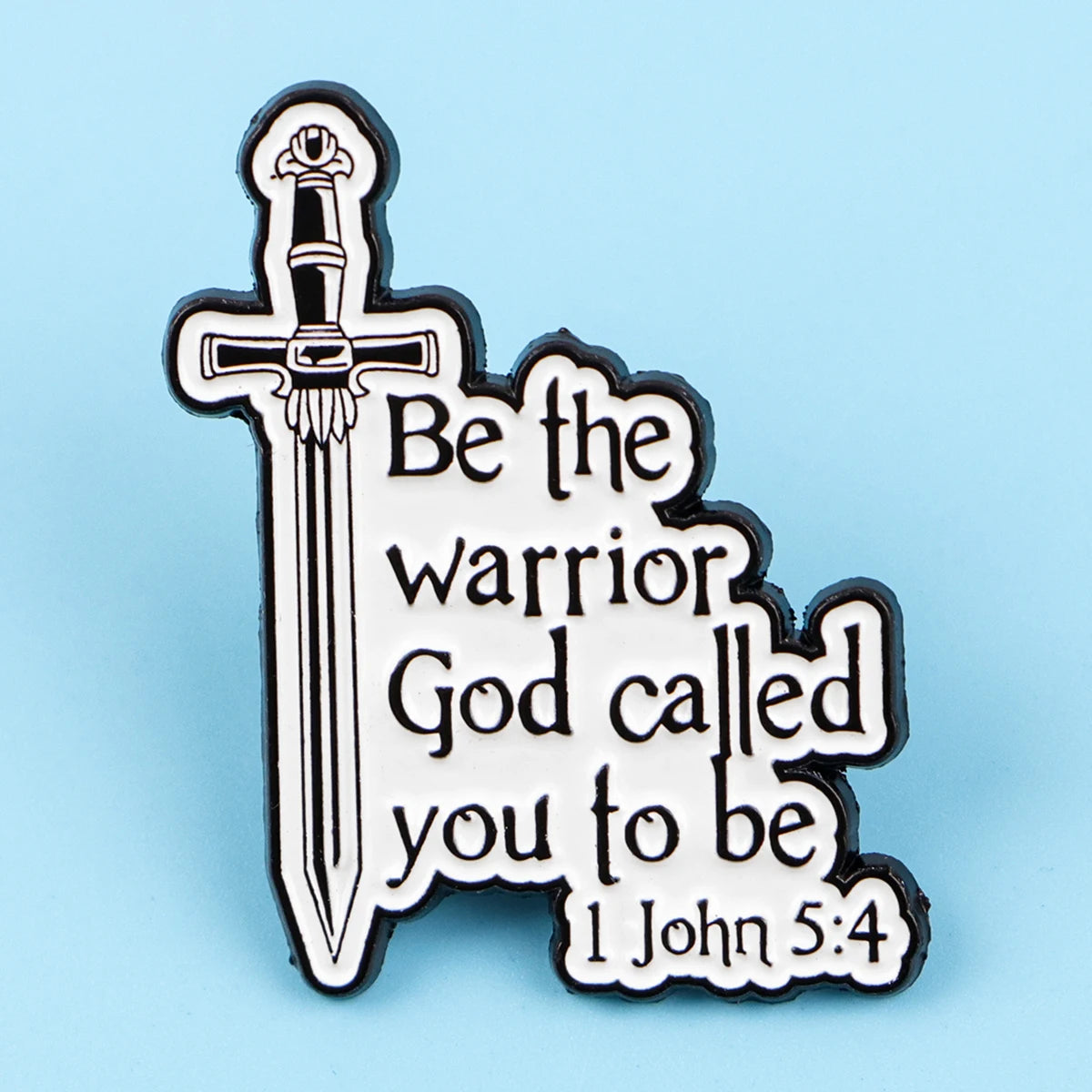 Jesus & Bible Enamel Pin – Inspirational Christian Lapel Badge for Backpacks & Clothing - Image 4
