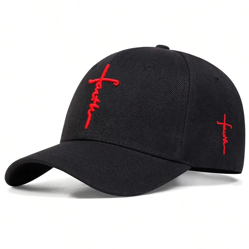 Fashion Faith Embroidery Baseball Cap – Unisex Cotton Snapback Hat - Image 6