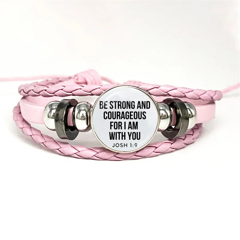 Bible Verse Faith Leather Bracelet – Handmade Multilayer Braided Christian Jewelry Gift - Image 19