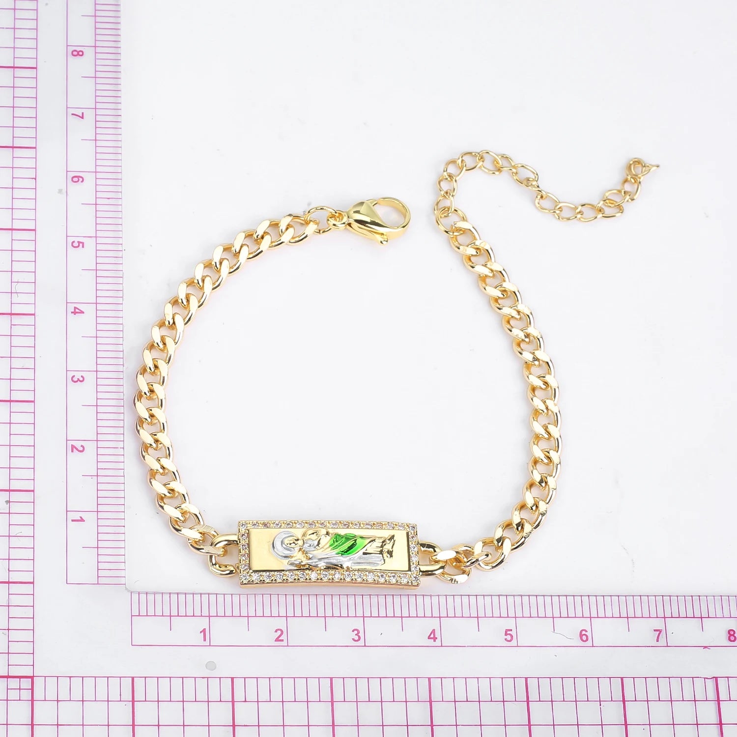 High-Quality St. Jude & Madonna Bracelet – Religious Jewelry Gift for Men & Women - Image 2