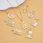 Gold-Plated Virgin Mary "Mama" Pendant – Virgen de Guadalupe Religious Amulet