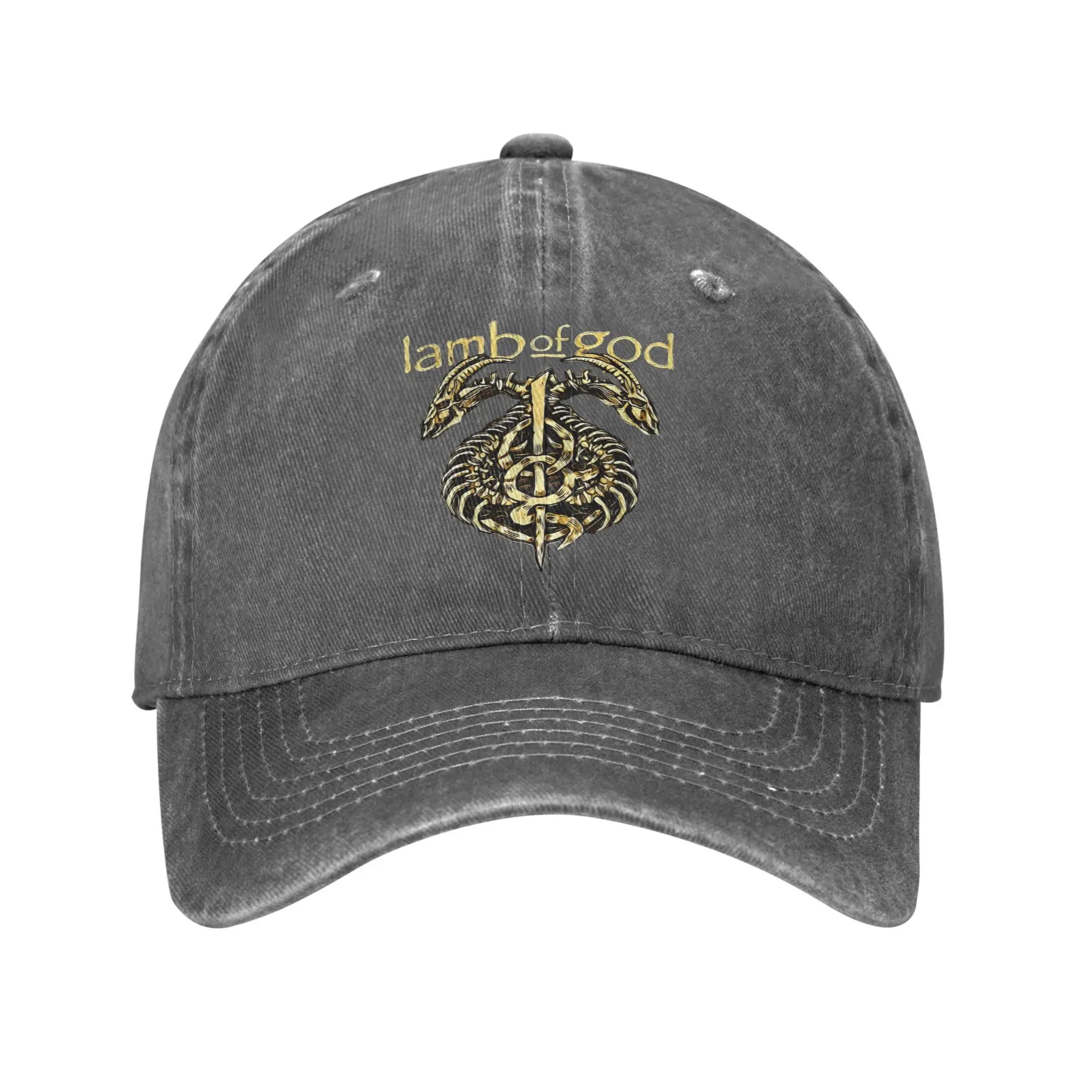 Lamb of God Band Sun Baseball Cap – Street Style Washed Trucker Hat for Men & Women - Image 11