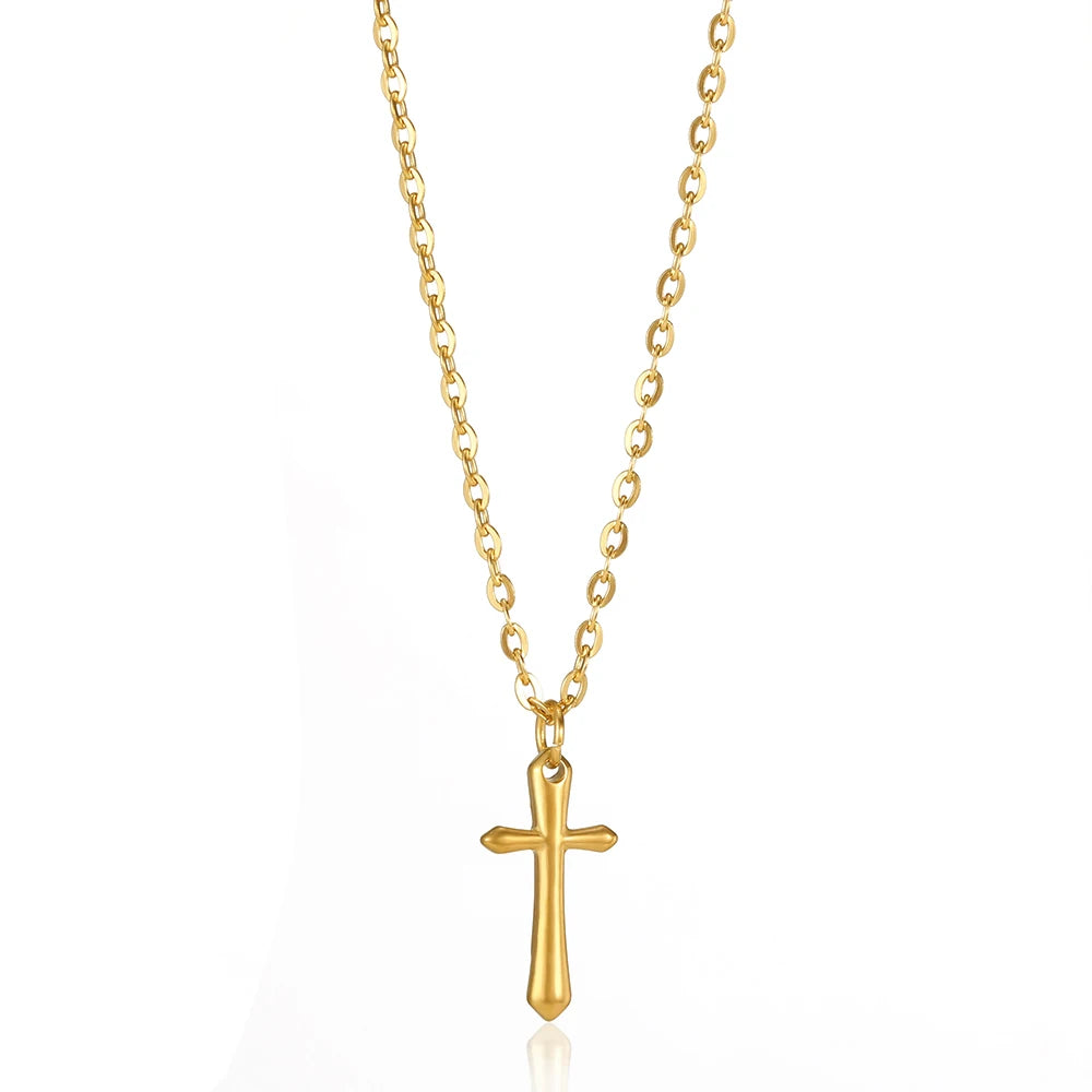 Classic Stainless Steel Cross Necklace – Christian Prayer Jewelry for Men & Women - Image 7