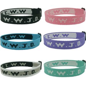 Harong WWJD Adjustable Colorful Bracelets – Inspirational Christian Jewelry for Men & Women