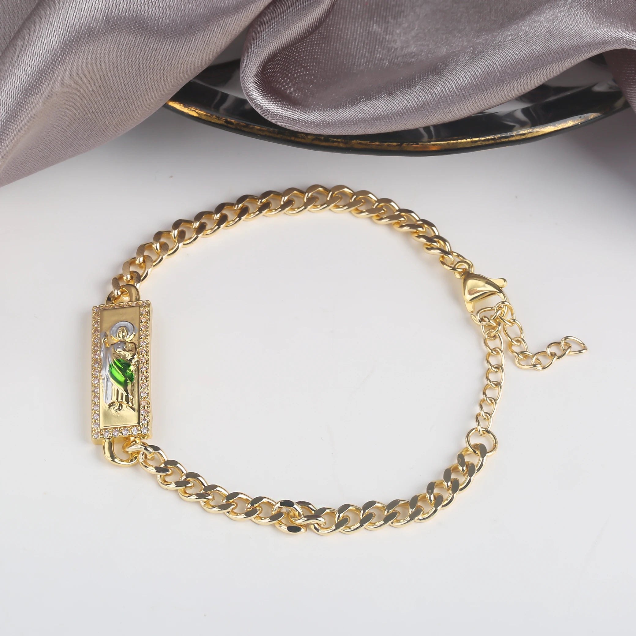 High-Quality St. Jude & Madonna Bracelet – Religious Jewelry Gift for Men & Women - Image 10