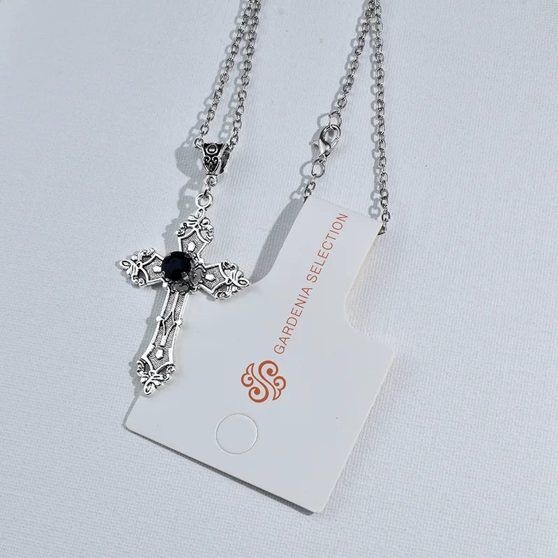 Gothic Style Cross Pendant Necklace - Image 5