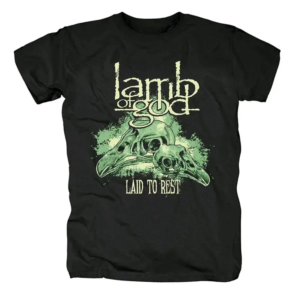 Lamb of God Heavy Metal Band T-Shirt – Men's Graphic Harajuku Streetwear Tee - Image 12