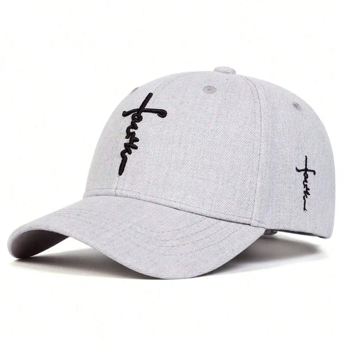 Fashion Faith Embroidery Baseball Cap – Unisex Cotton Snapback Hat - Image 8